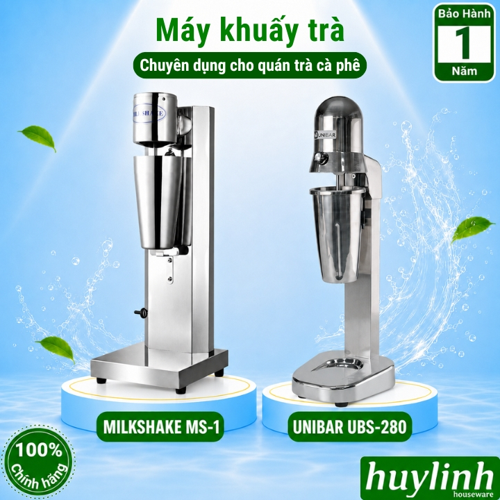 Máy khuấy trà sữa MilkShake MS-1 - 2 tốc độ [Máy lắc trà - đánh trà Unibar UBS-280]