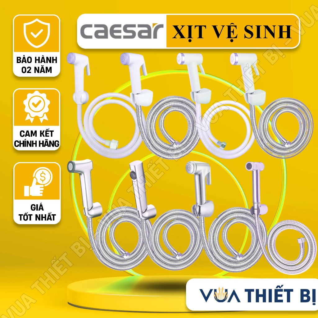 CAESAR BS304A BS304B BS304CW BS306A BS306B BS307CW BS308CW BS310CW - Vòi xịt vệ sinh chính hãng