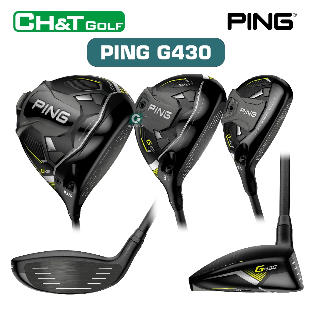 Gậy golf lẻ Ping G430 Driver, Wood Flex S,R,SR,... chính hãng cũ mới nhập khẩu nhật