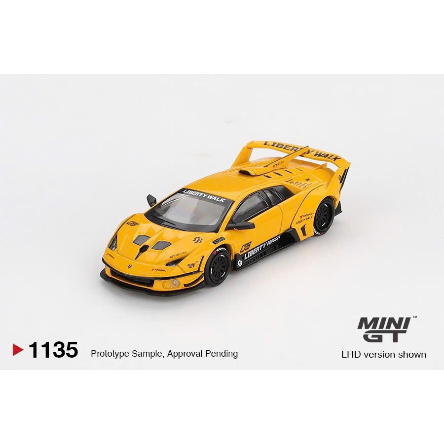 MiniToys - MiniGT  LB-Silhouette Works Lamborghini Murciélago GT Evo Yell >1135