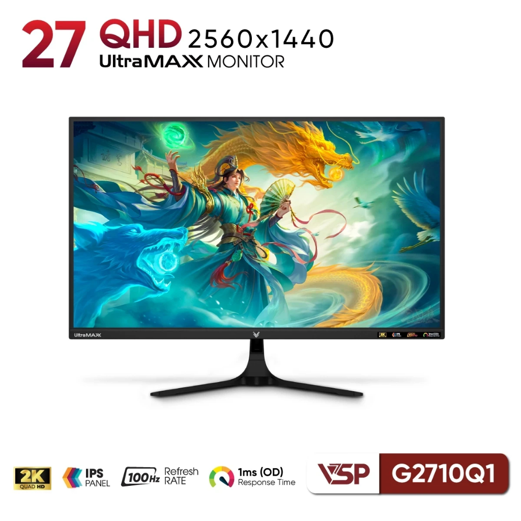 LCD VSP 27inch G2710Q1 2K IPS 100HZ HDMI, Displayport