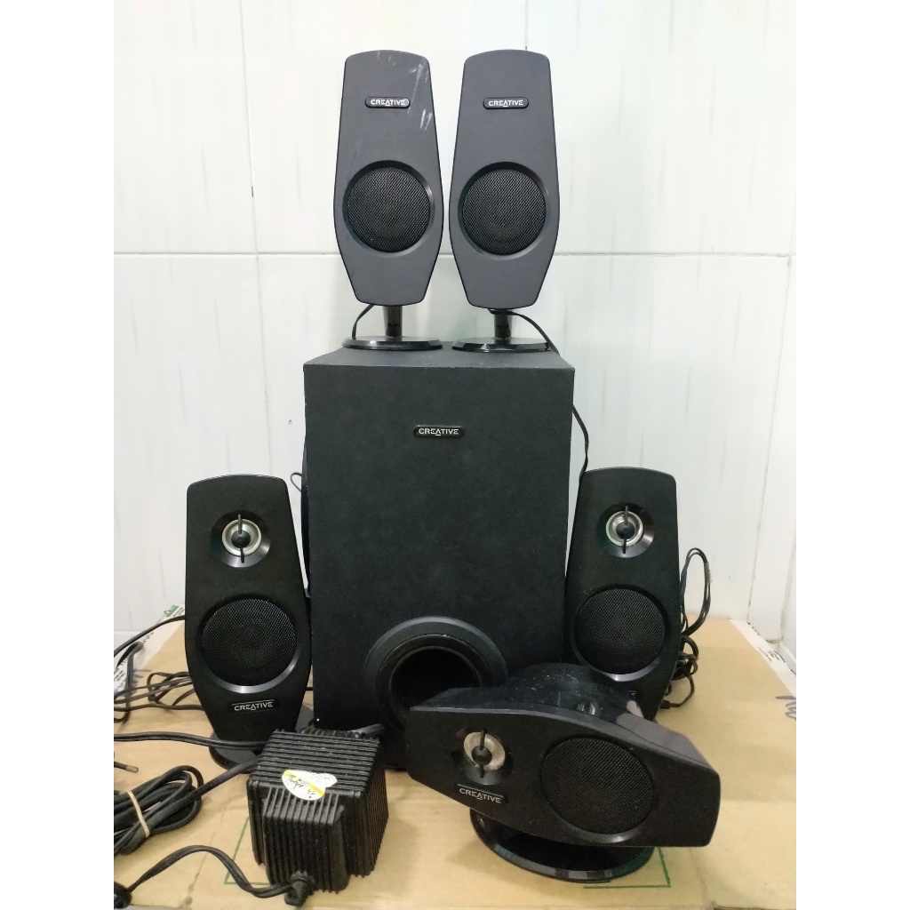 Bộ loa vi tính 5.1 Creative Inspire T6060 đồ cũ nghe tốt 100% ( 72W )