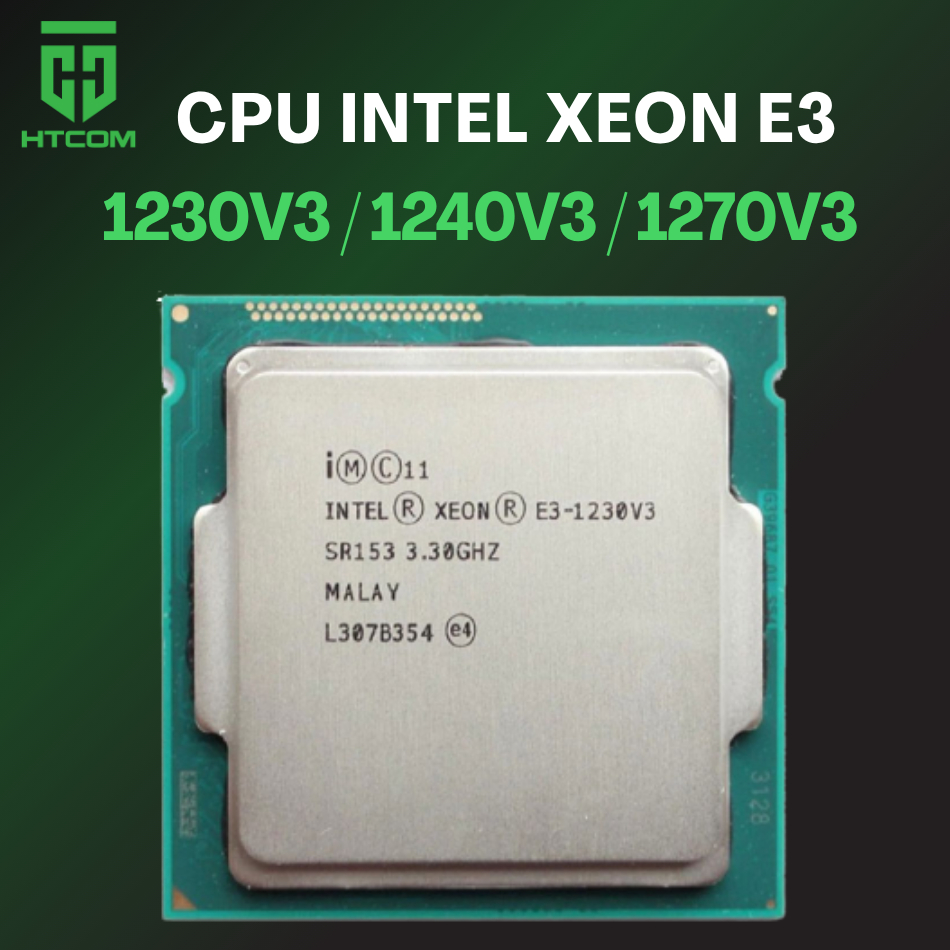 CPU INTEL XEON E3 1220V3, 1230V3, 1240V3, 1270V3. SOCKET LGA 1150