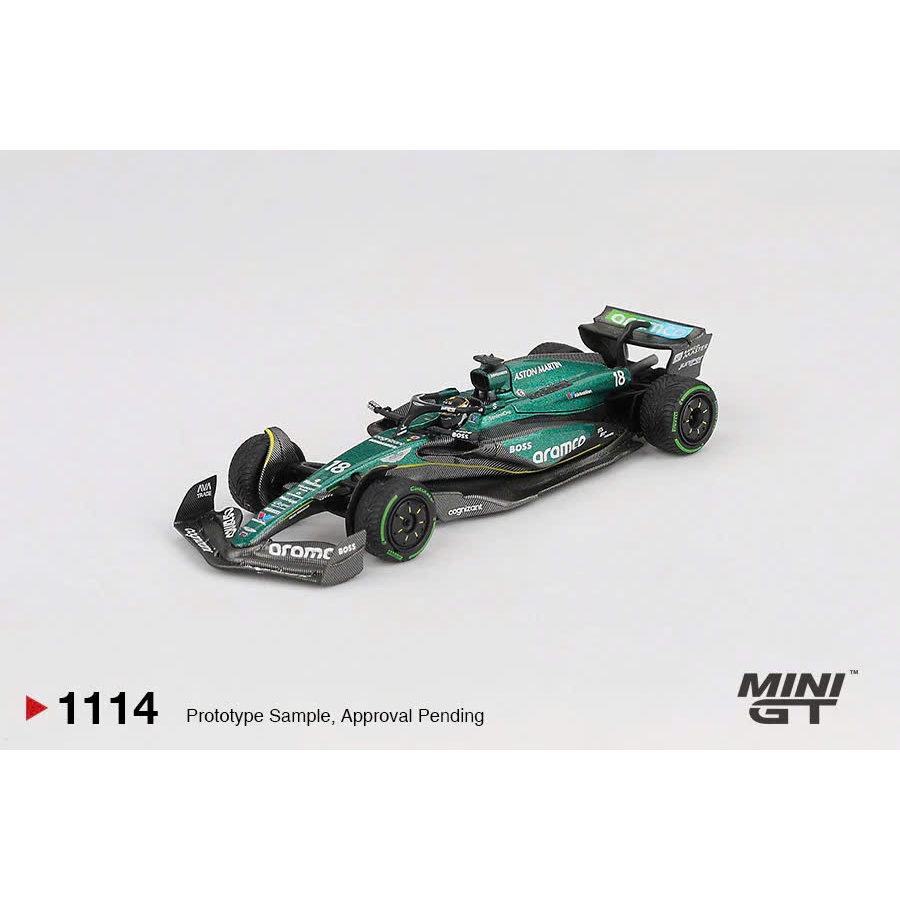MiniToys - MiniGT F1 Aston Martin AMR24 #18 Lance Stroll 2024 F1 2024 Canadian GP >1114