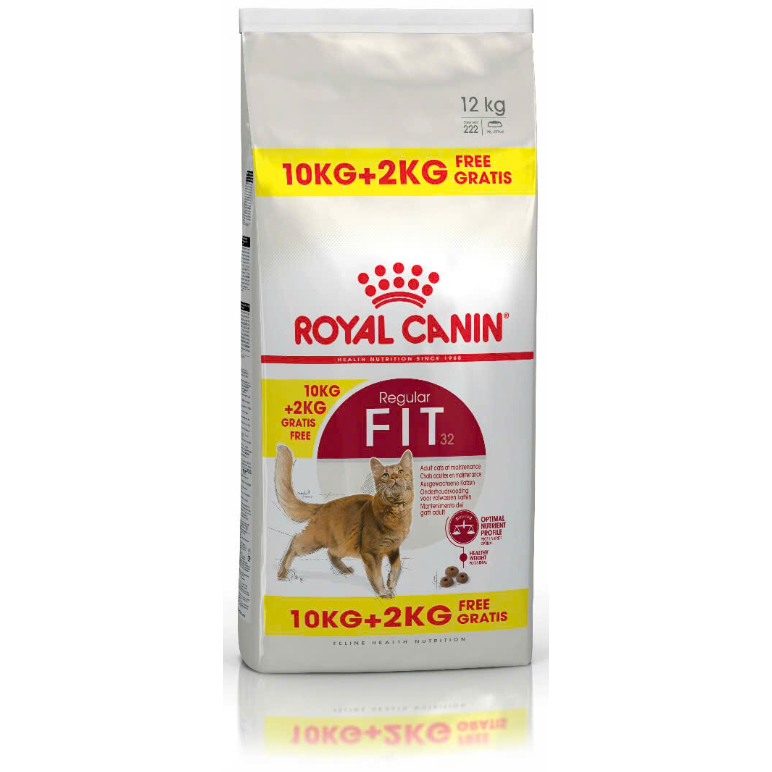 (Bao 12kg ) Royal Canin Fit 10kg + 2kg - thức ăn mèo - Chubby Mew