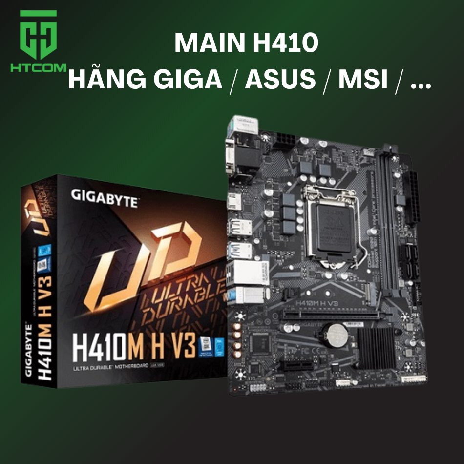 MAIN H410. H61, H81 HÃNG GIGA / ASUS,... HÀNG THÁO NET ĐẸP, KÈM FE