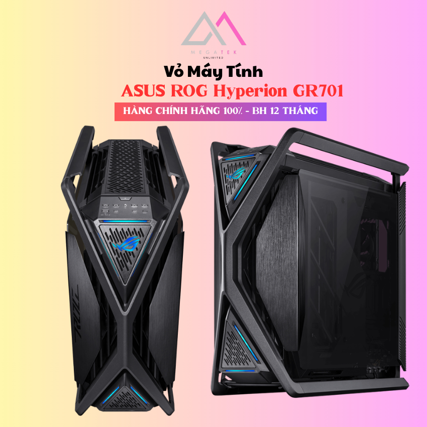 Vỏ case máy tính Asus ROG Hyperion GR701 - Đen - BH 12 Tháng