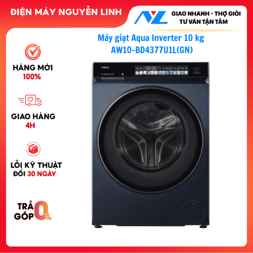 Máy giặt Aqua Inverter 10 kg AW10-BD4377U1L(GN)