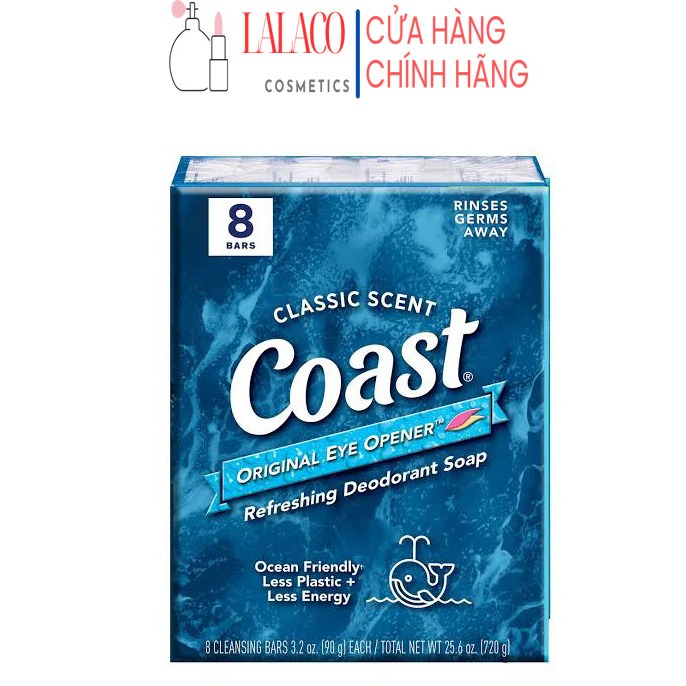 Lốc 8 Cục Xà Phòng Coast Mỹ