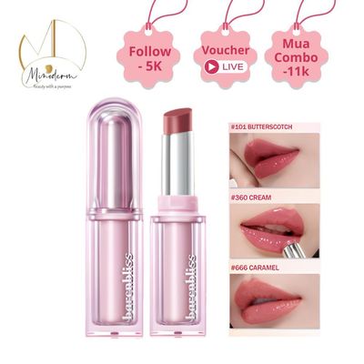 Son thỏi bóng barenbliss Butter Melt Tinted Lipstick lâu trôi lâu trôi, không lem, ngọt ngào 2.7g