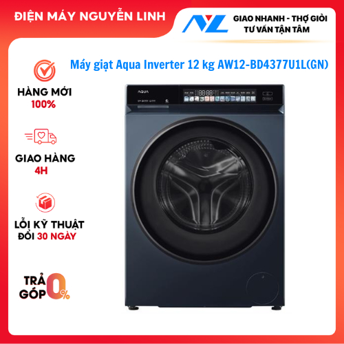 Máy giặt Aqua Inverter 12 kg AW12-BD4377U1L(GN)