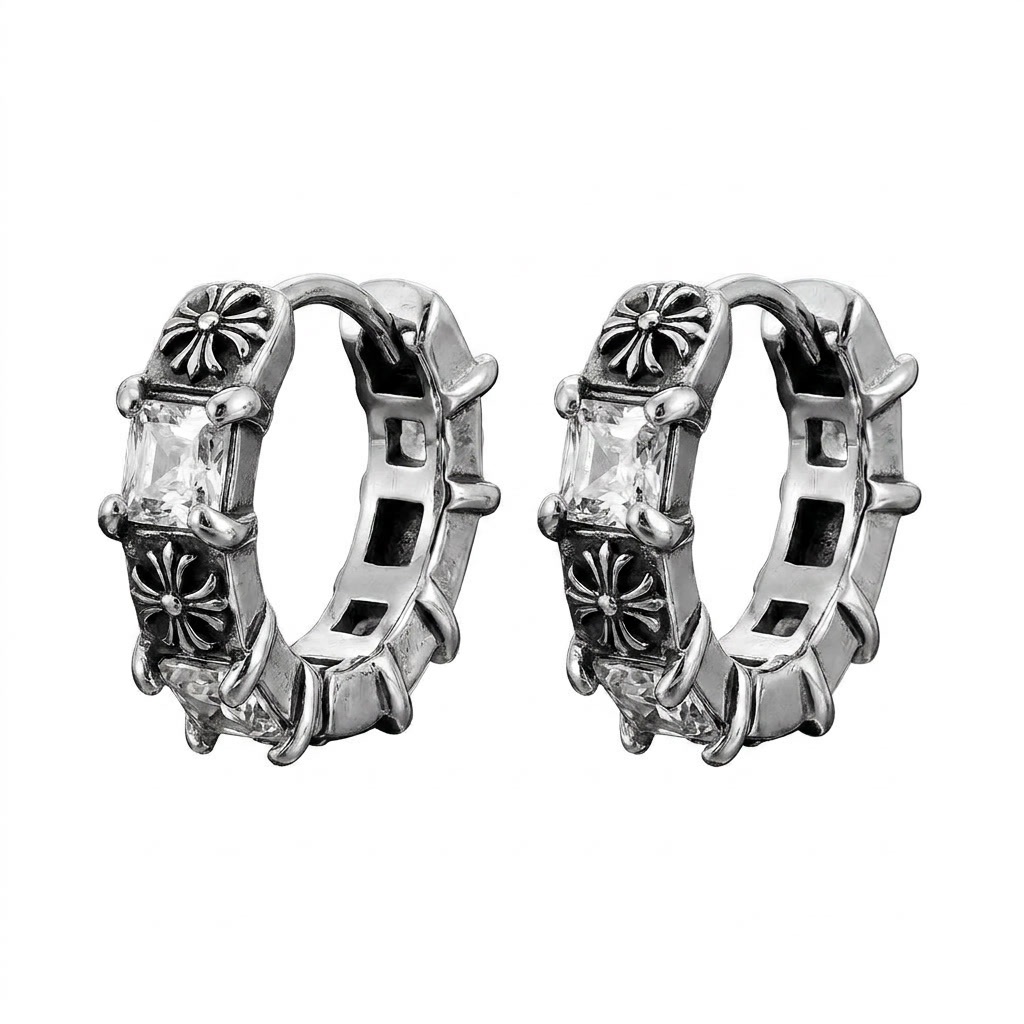 Khuyên Tai ACW Elemental Đính Đá Rhinestone – Unisex, Chống Đen | Access Workshop