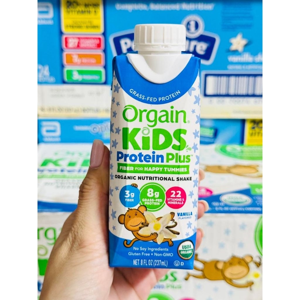 Sữa Nước Hữu Cơ Orgain Kids Protein Organic Mỹ Thùng - Sữa Khỉ Mỹ