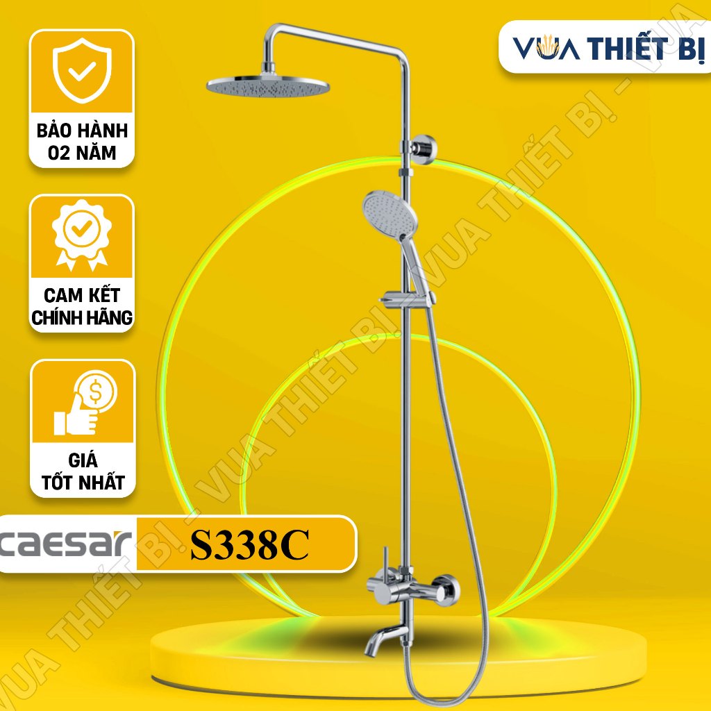 CAESAR S338C - Vòi sen tắm cây Chính Hãng Caesar