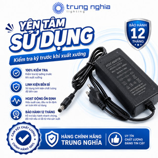 Nguồn Adapter NHỰA Đen 12V 3A---5A