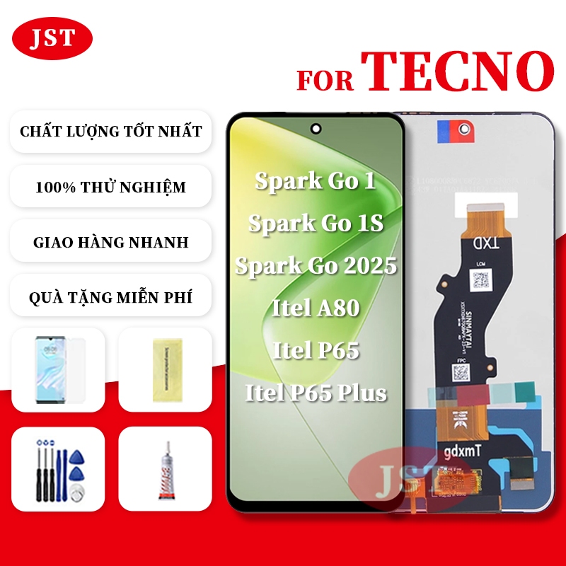 Dành Cho Tecno Spark Go 1/Spark Go 1S/Spark Go 2025/itel A80 P65 P65 Plus Màn hình LCD màn thay thế