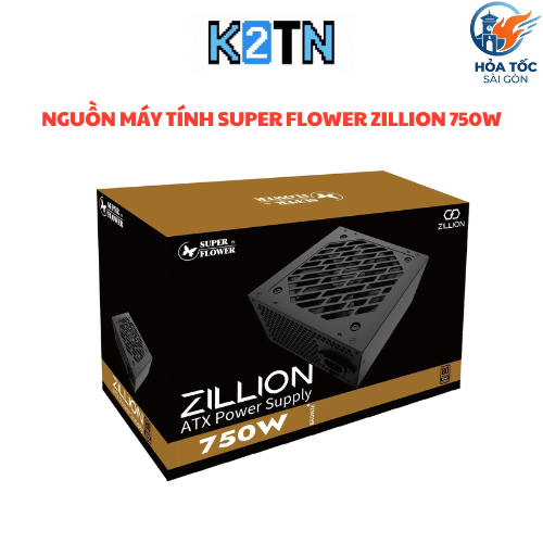 Nguồn Super Flower ZILLION 80PLUS BRONZE 750W/650W - BH 36 tháng