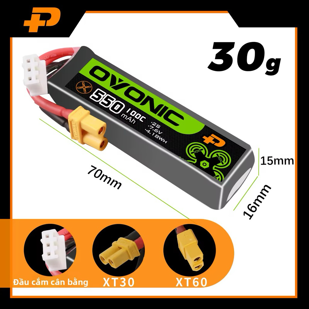 ovonic 3s 550mah LIHV 3,8v