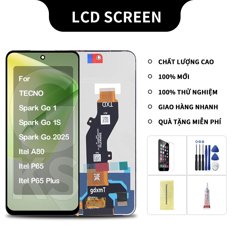 Màn hình thay thế Tecno Spark Go 1/Spark Go 1S/Spark Go 2025/itel A80 P65 P65 Plus