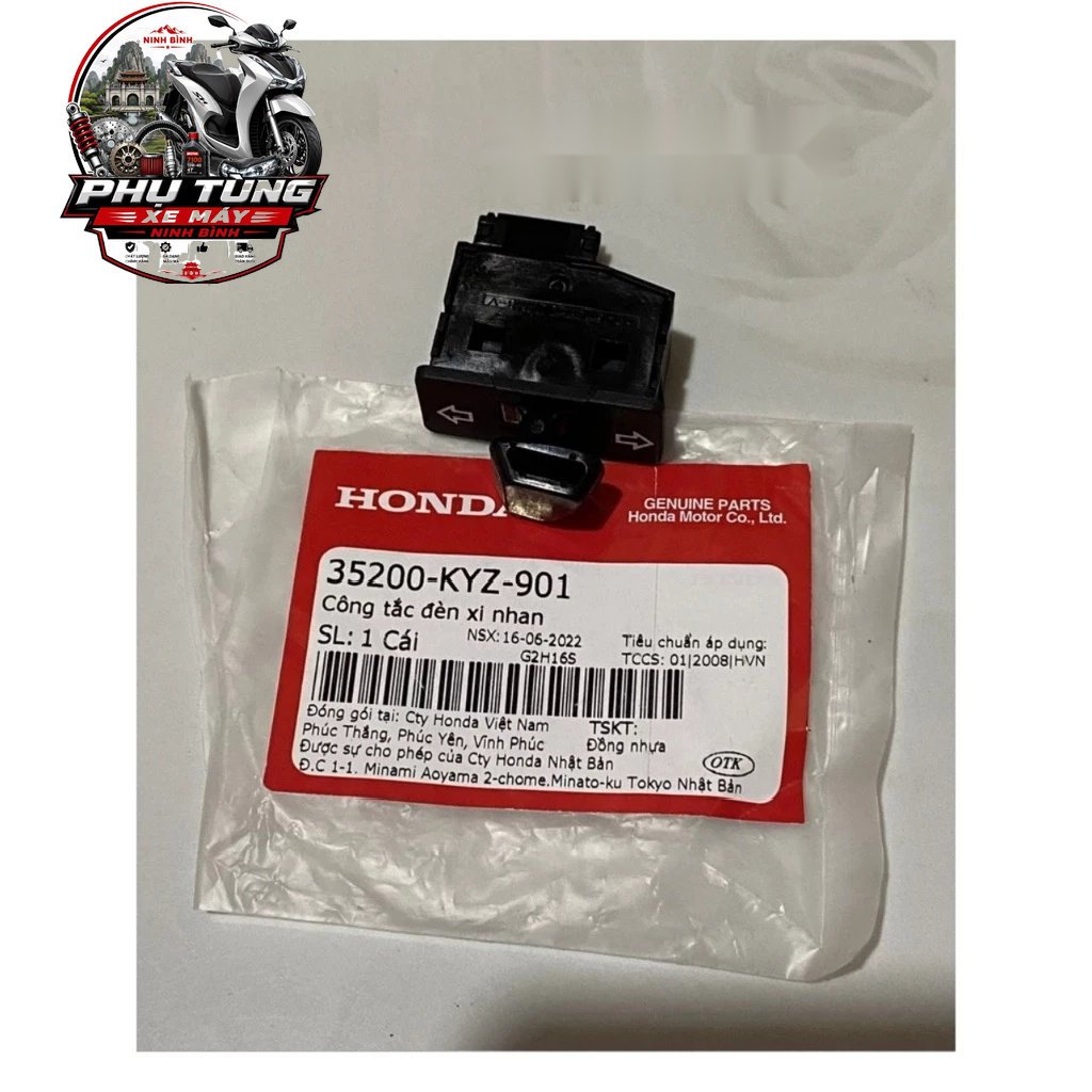Công Tắc Đèn Xi Nhan Future 125, Rsx110 Honda (35200KYZ901) DH
