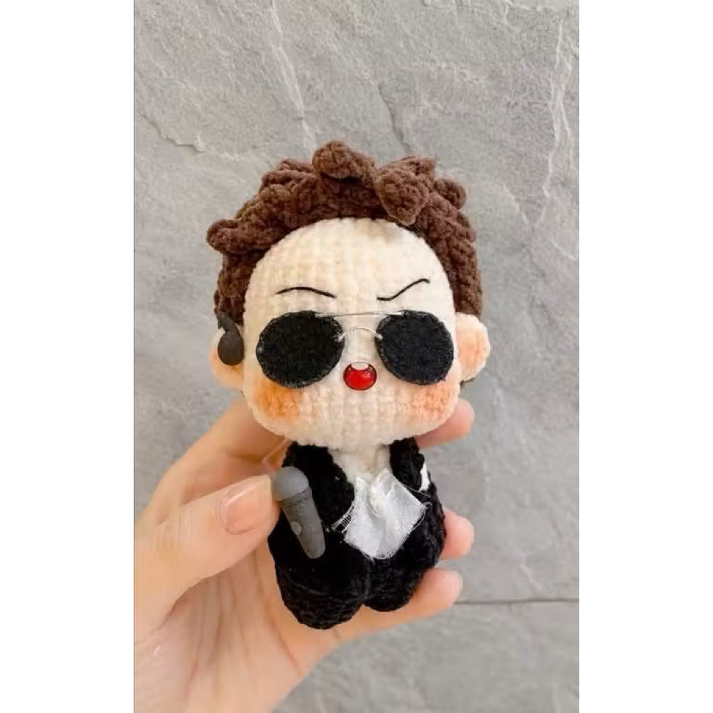 móc khoá doll len theo yêu cầu