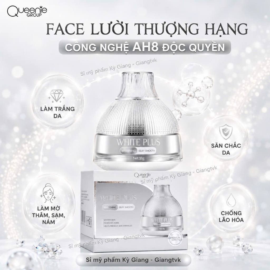 15G _ KEM FACE LƯỜI QUEENIE SKIN DƯỠNG TRẮNG DA _ WHITE PLUS QUEENIE SKIN [L02]