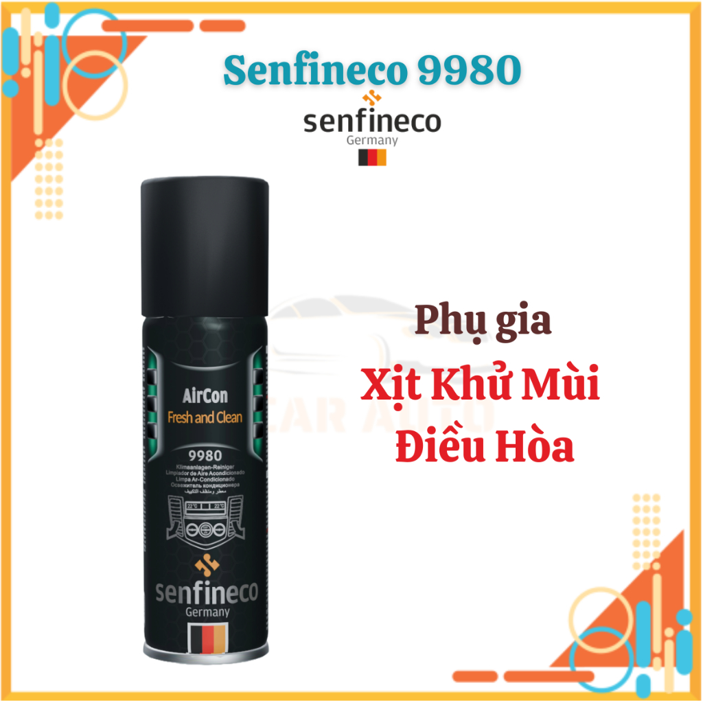 Vệ Sinh Và Khử Mùi Dàn Lạnh - Senfineco AirCon Fresh And Clean 9980 [200ML]