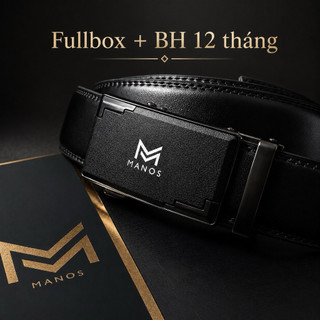 Thắt lưng nam cao cấp sang trọng bảo hành full hộp quà tặng MANOS mã MA-N00