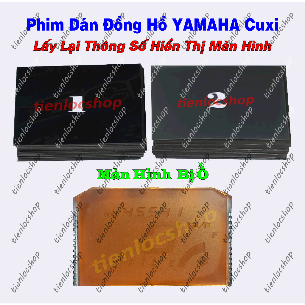 {COMBO TRỌN BỘ} Phim Dán Đồng Hồ Cho Xe YAMAHA CUXI Đã Căn Chỉnh Sẵn Độ Chính Xác Cao Đẹp Như Zin