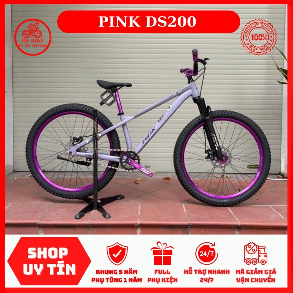 Xe Đạp PINK DS200•📩 Inbox Shop hỗ trợ săn mã giảm 18-25% ạ  📉