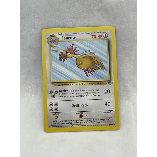 Thẻ bài Pokemon - Fearow - tiếng Anh - chính hãng Nintendo