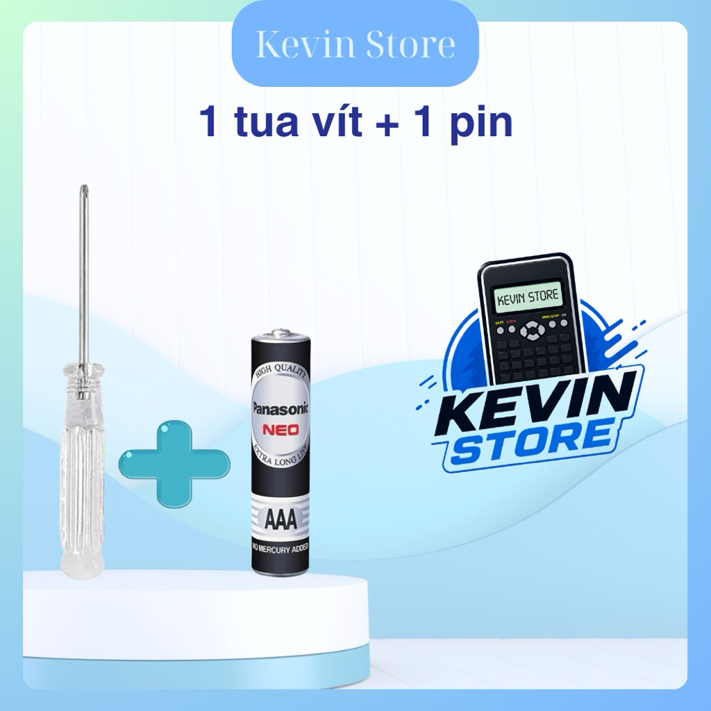 [TUA VÍT + PIN] pin máy tính Casio fx580, fx880, fx570...