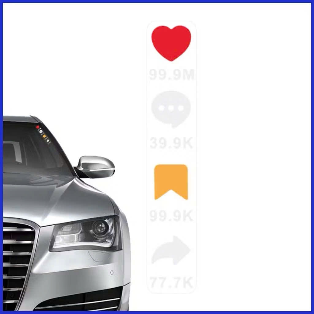 Đề Can Dán Xe Ô Tô Và Đề Can Trang Trí Tương Tác Decal Tương Tác Dán Kính Cho ÔTÔ