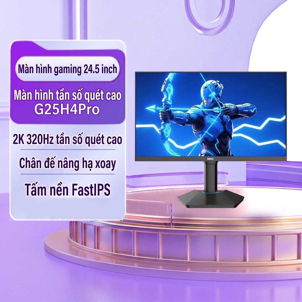Màn hình HKC G25H4 Pro 24.5 Inch 2K QHD 320Hz, IPS - Mới 100% FullBox - BH 24 Tháng - Rẻ Nhất Sàn