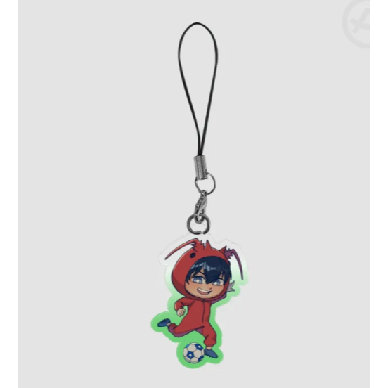 Lobster Isagi phone charm