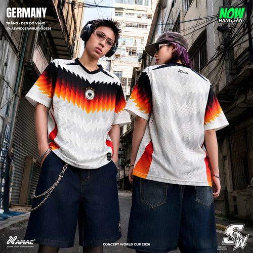 Áo Jersey Streetwear Germany 2026 | Form Oversize Unisex | Áo Bóng Đá Local Brand - S26 SPORT