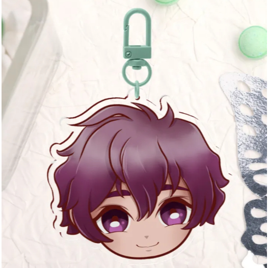 Budou Acrylic Keychains Blue Lock Alexis Ness
