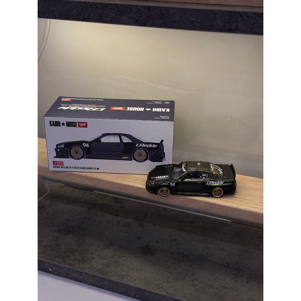 ✨MINI GT x KAIDO HOUSE✨Nissan Skyline GT-R (R34) Kaido Works V2
