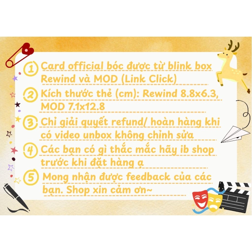 Pass card official Hạ Phỉ/Felix (Link Click)