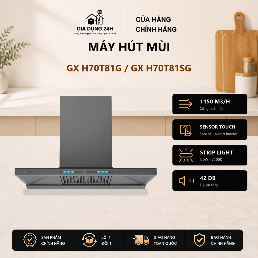 MÁY HÚT MÙI GX H70T81G / GX H70T81SG