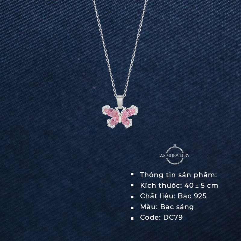 Dây chuyền bạc nữ S925 Cánh Tiên Asimi Animalia Wings DC79 3