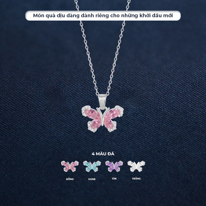 Dây chuyền bạc nữ S925 Cánh Tiên Asimi Animalia Wings DC79 2