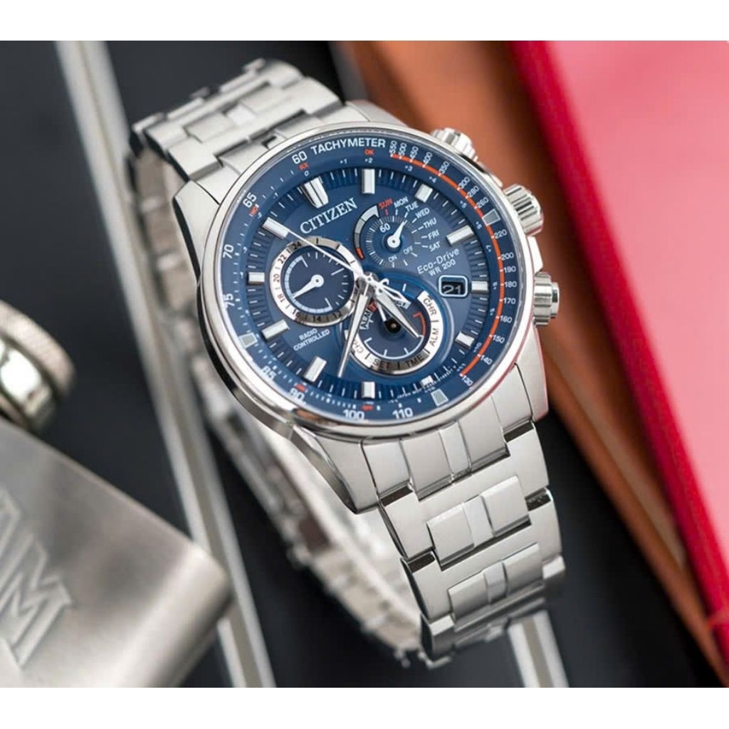 [Chính Hãng 100%] Đồng Hồ Nam CITIZEN ECO-DRIVE CB5880-54L (5880) Máy Quarzt (Pin) Kính Sapphiare Si