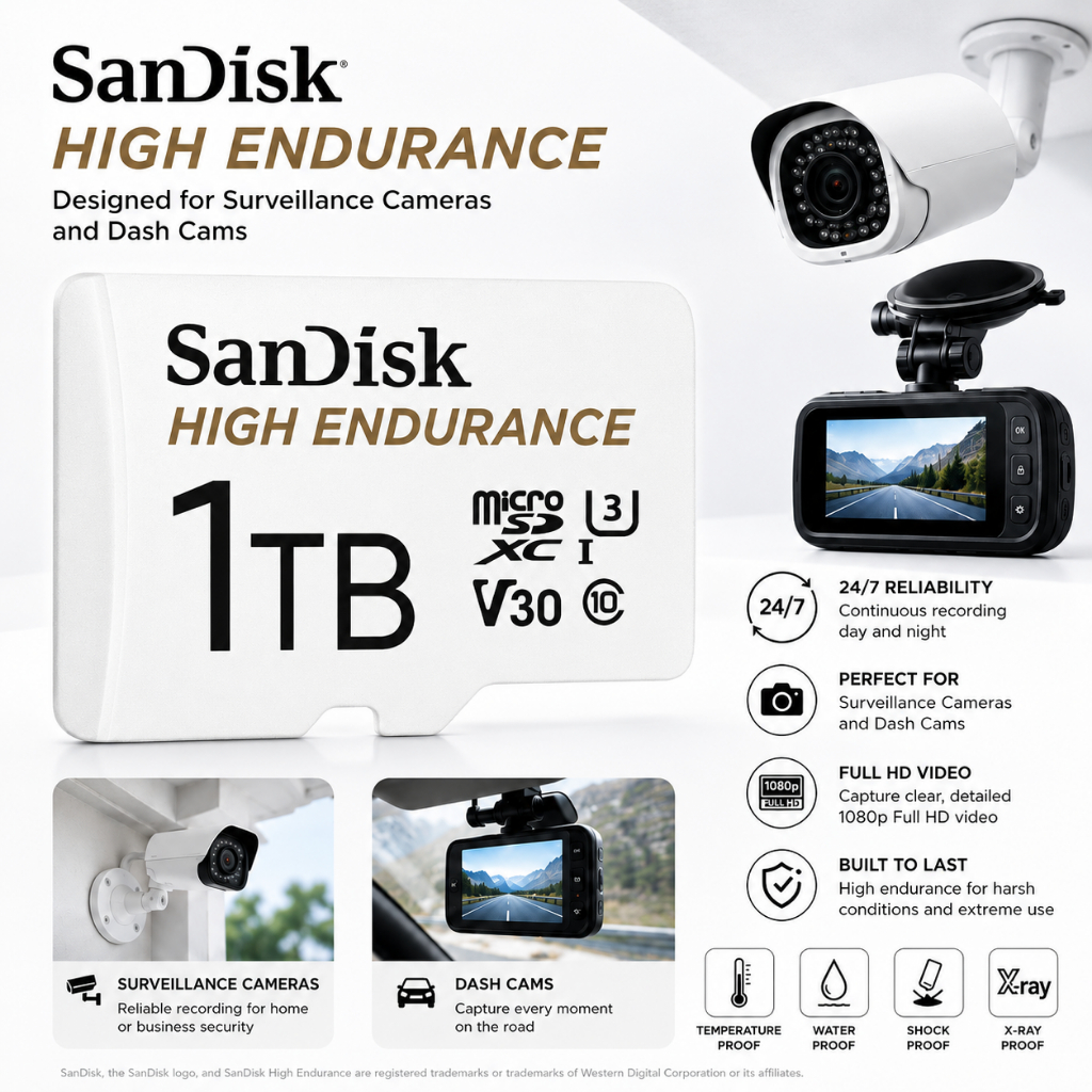 thẻ nhớ SanDisk High Endurance 1TB
