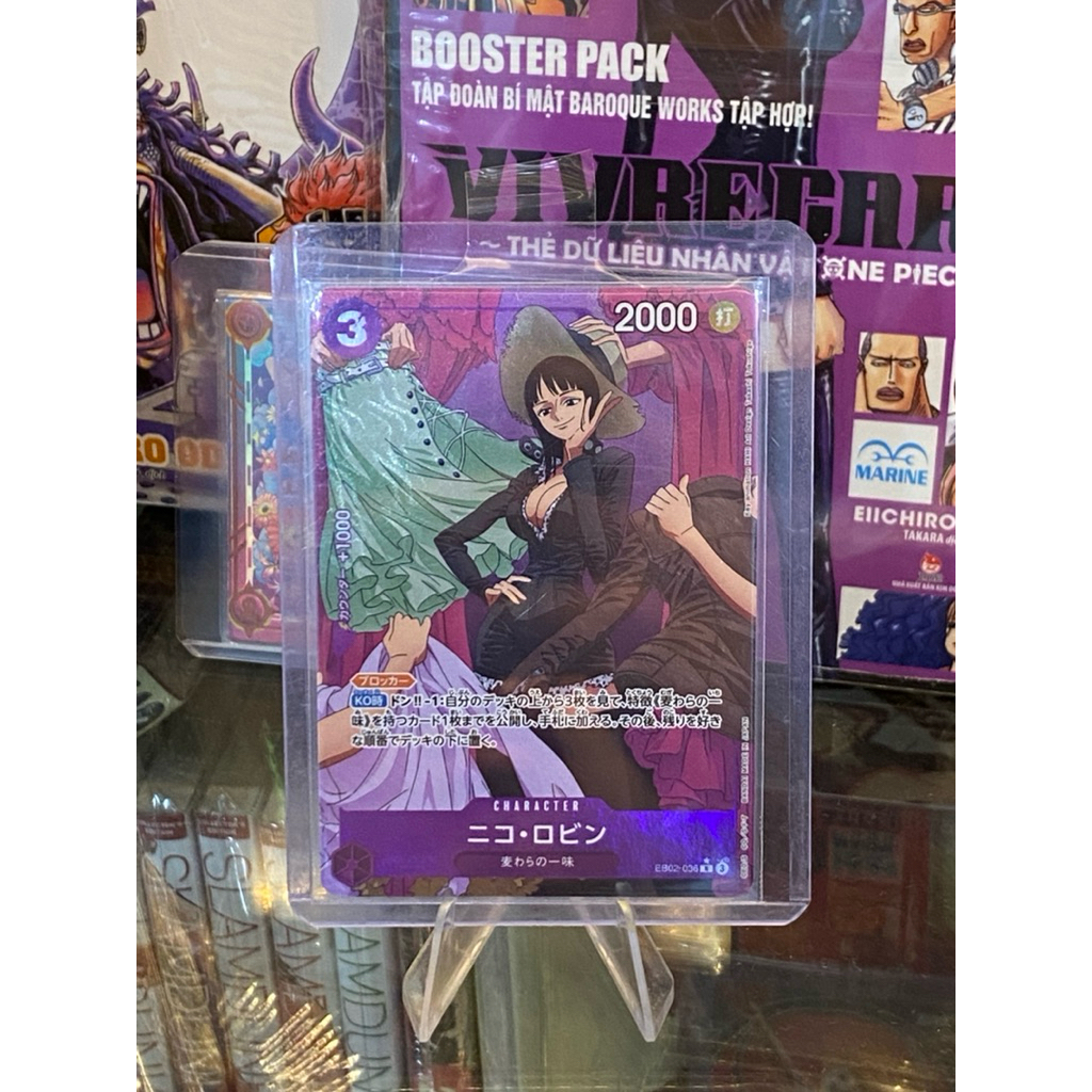 Thẻ One Piece TCG Chính Hãng Nico Robin EB02-036 SR⭐️