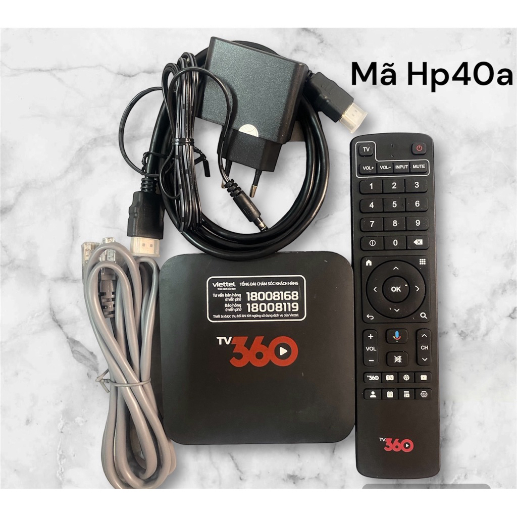 Box Tivi 360 Viet tel -ROM ATV- TV Box 360 - Mã HP40A -Xem Truyền Hình,Bóng Đá,Youtube-Miễn Phí