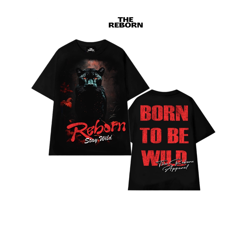 Áo Thun “PANTHER” Báo Con 100% Cotton - THE REBORN