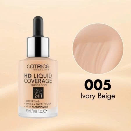 Kem Nền Che Phủ Kiềm Dầu 24H Catrice HD Liquid -Hàng Chính Hãng
