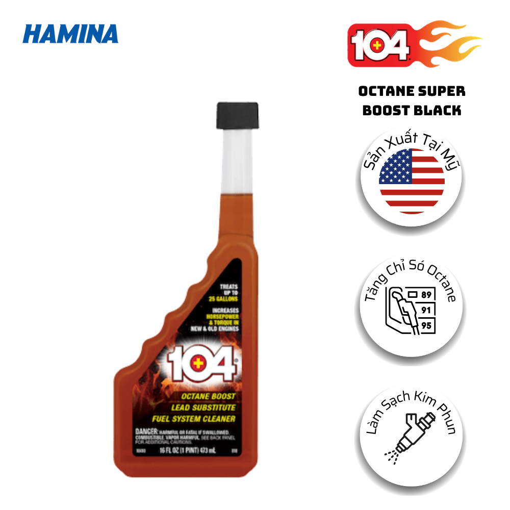 [Hàng Nhập Khẩu Mỹ] Chất làm sạch thống nhiên liệu, tăng chỉ số Octane và phụ gia - 104+ Octane Supe