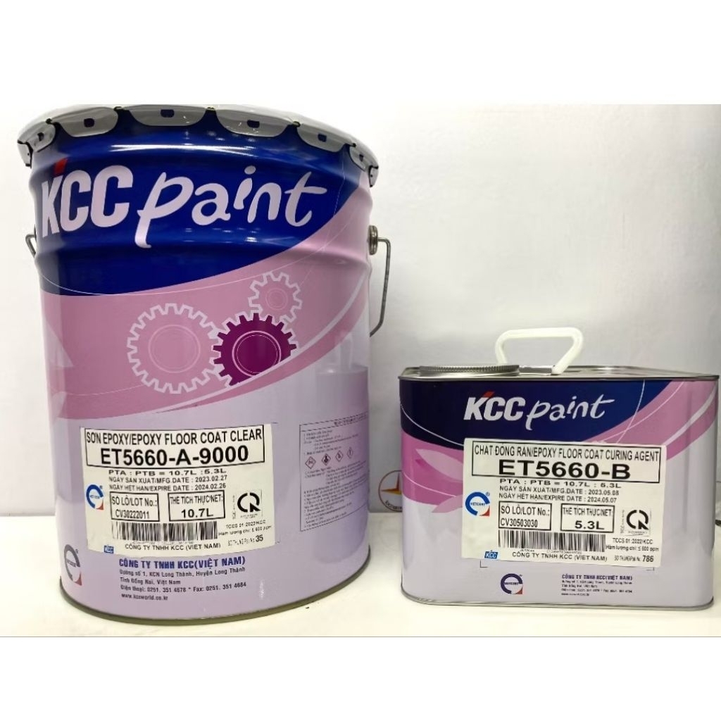 sơn nền epoxy 2 thành phần KCC
